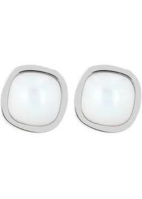 Adelia&acute;s Paar Ohrh&auml;nger ADELIA ́S "Damen Ohrringe &ndash; Ohrstecker aus Edelstahl mit Perlmutt", Damen, Gr. Damen, Edelstahl, silber, Ohrringe, Zum Verschenken an Menschen, die Ihnen am Herzen liegen