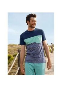 T-Shirt Catamaran "T-Shirt", Damen, Gr. 52/54, dunkelblau, salbei, gestreift, 100% Baumwolle, gemustert, gestreift, Rundhals, Shirts T-Shirt