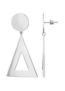 Adelia&acute;s Paar Ohrh&auml;nger ADELIA ́S "Damen Ohrringe &ndash; Ohrstecker aus Edelstahl", Damen, Gr. Damen, Edelstahl, silber, Ohrringe, Geschenkidee: zeitlos und vielseitig