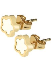 Adelia&acute;s Paar Ohrh&auml;nger ADELIA ́S "M&auml;dchen Ohrringe &ndash; Ohrstecker aus 333 Gold mit Perlmutt", M&auml;dchen, Gr. M&auml;dchen, gold, Ohrringe, Ein Geschenk, das Freude macht