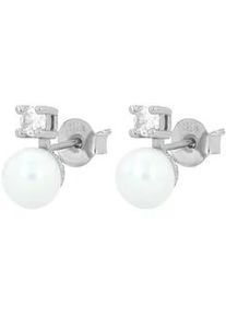 Adelia&acute;s Paar Ohrh&auml;nger ADELIA ́S "Damen Ohrringe &ndash; Ohrstecker aus 925 Silber mit S&uuml;&szlig;wasserperle", Damen, Gr. Damen, Silber 925 (Sterlingsilber), silber, Ohrringe, Ideal als Geschenk zum einen besonderen Tag