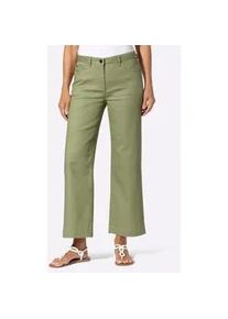 7/8-Jeans Inspirationen, Damen, Gr. 48, Normalgr&ouml;&szlig;en, schilf, 76% Baumwolle, 22% Polyester, 2% Elasthan, unifarben, lang, Jeans