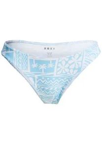 Bikini-Hose Roxy "Flowers Wave Hl Cheeky", Damen, Gr. M, US-Gr&ouml;&szlig;en, blau (sky blau surfenirs), Obermaterial: 85% Nylon, 15% Elasthan;, Badehosen Bikini-Hose