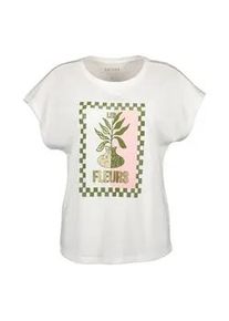 T-Shirt Blue Seven "Blue Seven T-Shirt", Damen, Gr. 44, 0001, wei&szlig;, 50% Baumwolle, 50% Modal, normal, Rundhals, Shirts T-Shirt