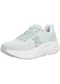 Plateausneaker Rieker SPORT, Damen, Gr. 38, mint, Textil, unifarben, Schuhe Plateausneaker, Freizeitschuh, Halbschuh, Schn&uuml;rer mit leichter Laufsohle
