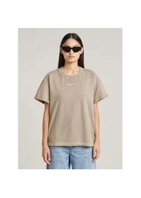 G-Star Raw Longpullover G-STAR "Overdyed Seam Details Sweatshirt", Damen, Gr. XL, dk brick gd, Obermaterial: 100% Baumwolle, Pullover Longpullover