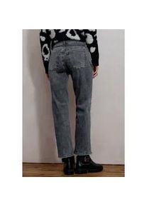Comfort-fit-Jeans STREET ONE STUDIO, Damen, Gr. 36, L&auml;nge 28, grau washed, Jeans, 84% Baumwolle, 13% Polyester, 3% Elasthan, unifarben, kn&ouml;chelfrei, Jeans, 5-Pocket-Style