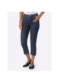 7/8-Jeans Casual Looks, Damen, Gr. 36, Normalgr&ouml;&szlig;en, dunkelblau, 99% Baumwolle, 1% Elasthan, unifarben, 7/8-L&auml;nge, Jeans