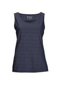 Funktionstop Killtec "KOS 41 WMN TP", Damen, Gr. 44, blau (nachtblau), Obermaterial: 93% Polyester, 7% Elasthan, Tops, Schnelltrocknendes Funktionstop, dezent gestreift