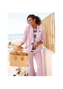 Jerseyblazer Casual Looks "Jersey-Blazer", Herren, Gr. 54, ros&eacute;, 97% Polyester, 3% Elasthan, Blazer