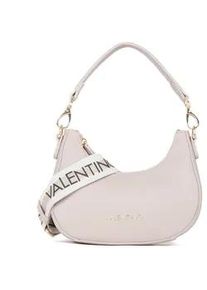 Hobo Valentino BAGS "ZERO RE", Damen, Gr. B/H/T: 22cm x 19cm x 6cm, beige, Lederimitat, Taschen Hobo, Damen Clutch, Umh&auml;ngetasche mit abnehmbarem Tragegriff