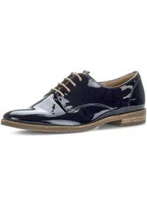 Schn&uuml;rschuh Gabor "Schn&uuml;rschuh", Damen, Gr. 38, blau, Schuhe Schn&uuml;rschuh