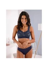 w&auml;schepur B&uuml;gelloser BH W&Auml;SCHEPUR, Damen, Gr. 100, Cup E, marine, 85% Polyamid, 15% Elasthan, BHs