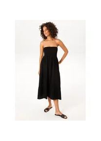 Sommerkleid Aniston CASUAL, Damen, Gr. 38, N-Gr, schwarz, Web, Obermaterial: 100% Baumwolle, unifarben, figurumspielend kniefrei, Kleider Sommerkleid, - auch als Maxirock tragbar - NEUE KOLLEKTION