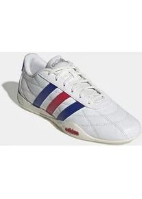 Sneaker Adidas SPORTSWEAR "GROUNDPULSE", Herren, Gr. 45, cloud wei&szlig;, semi lucid blau, pure ruby, Leder, Synthetik, Schuhe Sneaker