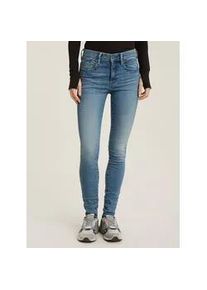 G-Star Raw 5-Pocket-Jeans G-STAR "Lhana Skinny Jeans", Damen, Gr. 23, L&auml;nge 28, sun faded niagara, Obermaterial: 65% Baumwolle, 27% Baumwolle, 6% Elastomultiester, 2% Elasthan, Jeans 5-Pocket-Jeans