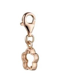 Charm-Einh&auml;nger Jobo "Charm Blume", ros&eacute;goldfarben, Charms, Damen, Silber 925 (Sterlingsilber), 925 Silber ros&eacute;gold vergoldet