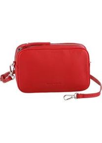Marc O'Polo Umh&auml;ngetasche "Liana", Damen, Gr. B/H/T: 18cm x 11cm x 5,5cm, shiny rot, Glattleder, MARC O'POLO ACCESSORIES, Taschen Umh&auml;ngetasche, Damen Handtasche, Schultertasche, Henkeltasche mit Rei&szlig;verschluss