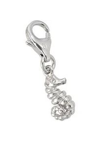 Charm-Einh&auml;nger Jobo "Charm Seepferdchen", silber 925, Charms, Damen, Silber 925 (Sterlingsilber), 925 Silber rhodiniert