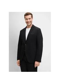 Sakko Cinque "CIDITO", Herren, Gr. 102, schwarz, Web, Obermaterial: 52% Polyester, 21% Polyamid, 17% Viskose, 10% Elasthan, unifarben, regular fit, Sakkos Sakko, in 2-Knopf-Form