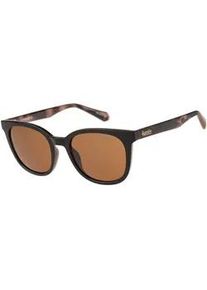 Sonnenbrille Superdry "Modell 996092", Damen, schwarz, gemustert, matt, Sonnenbrillen Sonnenbrille, Vollrand, Markenlogo am B&uuml;gel