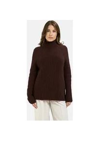 Smith & Soul Rollkragenpullover SMITH & SOUL, Damen, Gr. S, plum, Rippstrick, Material: 35% Polyamid, 30% Viskose, 30% Wolle, 5% Kaschmir, unifarben, regular fit normal, Rundhals, Raglan&auml;rmel gerader Abschluss, Pullover Rollkragenpullover, im Rippstrickmuster