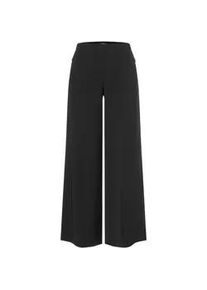 Stretch-Hose MAC "CORALIE", Damen, Gr. 36, L&auml;nge 32, schwarz, Web, Obermaterial: 91% Polyester, 9% Elasthan, unifarben, bequem lang, Hosen, Seitliche Eingrifftaschen mit Rei&szlig;verschluss