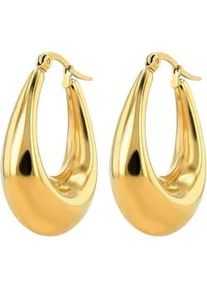 Adelia&acute;s Paar Creolen ADELIA ́S "Damen Ohrringe &ndash; Creole aus Edelstahl", Damen, Gr. Damen, Edelstahl, gold, Ohrringe, Perfekt als Geschenk zum Muttertag