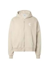 Kapuzenpullover Karl Kani "Karl Kani OG Full Zip Hoodie", Herren, Gr. M, sand, 65% Baumwolle, 35% Polyester, mehrfarbig, oversize, ohne Ausschnitt, Pullover Kapuzenpullover