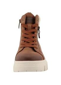 Stiefel Tom Tailor "Tom Tailor Winter Boots", Damen, Gr. 38, cognac, unifarben, Schuhe Stiefel