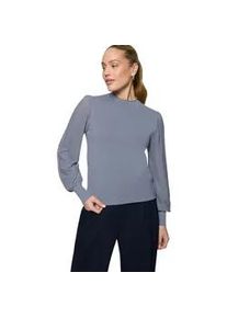 Strickpullover Zero "Damen mit hohem Kragen", Damen, Gr. 36, flint stone, Strick, Obermaterial: 72% Viskose, 28% Polyester, unifarben, figurumspielend normal, weit B&uuml;ndchen krempelbar, Pullover Strickpullover, Plain/ohne Details