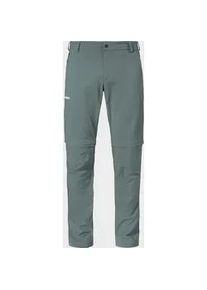 Sch&ouml;ffel Zip-away-Hose SCH&Ouml;FFEL "Pants Folkstone Zip Off", Herren, Gr. 56, Normalgr&ouml;&szlig;en, grau (9405, grau), Oberstoff: 89% Nylon, 11% Elasthan, Hosen