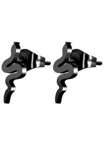 Adelia&acute;s Paar Ohrh&auml;nger ADELIA ́S "Damen Ohrringe &ndash; Ohrstecker aus Edelstahl", Damen, Gr. Damen, Edelstahl, schwarz, Ohrringe, Sch&ouml;ne Geschenkidee zum Valentinstag