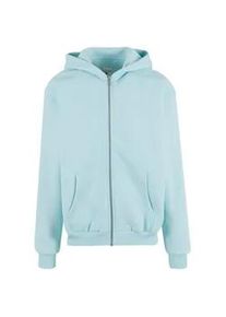 Sweatjacke Karl Kani "Karl Kani Karl Kani Small Signature Essential OS Zip Hoodie", Herren, Gr. S, light blau, 65% Baumwolle, 35% Polyester, Sweatjacken Sweatjacke