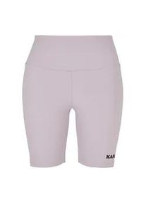 Stoffhose Karl Kani "Karl Kani Damen", Damen, Gr. XXS, US-Gr&ouml;&szlig;en, lila, 77% Polyester (Recycelt), 23% Elasthan, skinny fit, Hosen Stoffhose