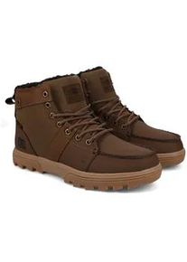 Schn&uuml;rstiefel DC Shoes "Woodland", Herren, Gr. 8,5(41), braun, gum, Obermaterial:48.67% Leder, 34.31% Synthetikmaterial, 17.2% Microfaser;, Schuhe Schn&uuml;rstiefel