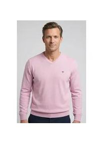 Strickpullover Fynch-Hatton, Herren, Gr. XL, magnolia, Feinstrick, Obermaterial: 100% Baumwolle, unifarben, h&uuml;ftbedeckend, V-Ausschnitt, Flachstrickb&uuml;ndchen, Pullover Strickpullover, aus Baumwolle, mit V-Ausschnitt, h&uuml;ftbedeckende Passform
