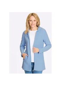 Fleecejacke Classic Basics, Damen, Gr. 54, eisblau, 100% Polyester, unifarben, Jacken Fleecejacke