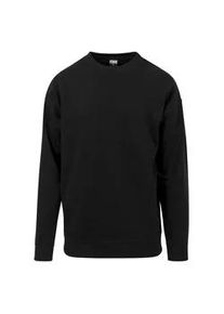 Sweatshirt Urban Classics "Urban Classics Herren Sweat Crewneck", Herren, Gr. XXL, schwarz, 63% Baumwolle, 37% Polyester, unifarben, Rundhals, Sweatshirts Sweatshirt