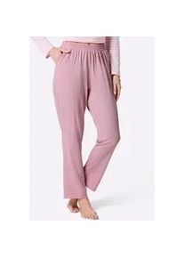 w&auml;schepur Pyjamahose W&Auml;SCHEPUR, Damen, Gr. 40/42, Normalgr&ouml;&szlig;en, ros&eacute;, 100% Baumwolle, unifarben, Hosen Pyjamahose