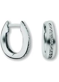 Paar Creolen ONE ELEMENT "Zirkonia Ohrringe Creolen aus 925 Silber", silber, Ohrringe, Damen, Damen,mit Zirkonia, Silber 925 (Sterlingsilber), Feine Gestaltung &ndash; ein Sinnbild mit ruhiger Eleganz