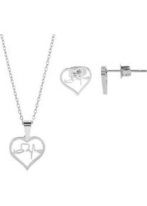 Adelia&acute;s Kette ohne Anh&auml;nger ADELIA ́S "Damen Halskette mit Anh&auml;nger &ndash; aus Edelstahl", silber, Halsketten, Damen, 45cm, Edelstahl, Ideal als Geschenk zum Valentinstag