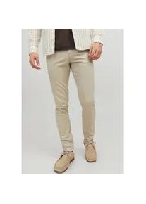 Jack & Jones Chinos JACK & JONES "JPSTMARCO mit Stretchkomfort und schmalem Bein", Damen, Gr. 28, L&auml;nge 32, oxford tan, Web, Obermaterial: 98% Baumwolle, 2% Elasthan, unifarben, slim fit normal, Hosen, Baumwollmischung, slim fit
