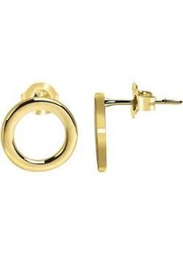 Adelia&acute;s Paar Ohrh&auml;nger ADELIA ́S "Damen Ohrringe &ndash; Ohrstecker aus 925 Silber", Damen, Gr. Damen, Silber 925 (Sterlingsilber), gold, Ohrringe, Zum Verschenken &ndash; ideal zum Geburtstag