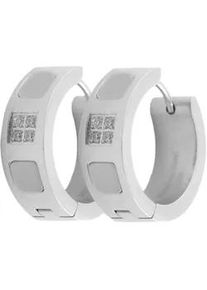 Adelia&acute;s Klappcreolen ADELIA ́S "Damen Ohrringe &ndash; Klappcreole aus Edelstahl", Damen, Gr. Damen, Edelstahl, silber, Ohrringe Klappcreolen, Ein Geschenk, das Freude macht