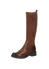 Stiefel Caprice "Caprice Stiefel Leder/Textil", Damen, Gr. 38, braun (cognac), Leder, Textil, Schuhe Stiefel