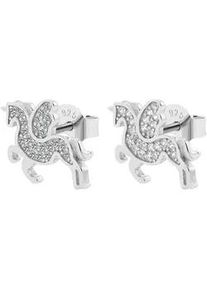 Adelia&acute;s Paar Ohrh&auml;nger ADELIA ́S "Kinder Ohrringe &ndash; Ohrstecker Einhorn aus 925 Silber", M&auml;dchen, Gr. Kinder, Silber 925 (Sterlingsilber), silber, Ohrringe, Ideal als Geschenk &ndash; dezent und elegant