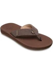 Sandale Quiksilver "Rivi 26", Herren, Gr. 13(46), braun 2, Obermaterial:Obermaterial: 95% Kunstwildleder/5% Microfaser-Textil, Futter: 100% Microfaser-Textil, Laufsohle: 100% TPR;, Schuhe Sandale