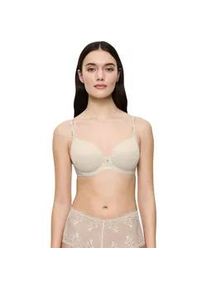 B&uuml;gel-BH Triumph "Wild Azalea Florale WP", Damen, Gr. 75, Cup E, naturel (076), Microtouch, Obermaterial: 56% Polyester, 28% Polyamid, 16% Elasthan, BHs B&uuml;gel-BH, mit Stickerei