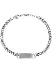 Adelia&acute;s Armband ADELIA ́S "Unisex Armband &ndash; Panzerarmband aus Edelstahl 17+3 cm", silber, Armb&auml;nder, Damen, 20cm, Edelstahl, Armband, Ideal als Geschenk &ndash; dezent und elegant